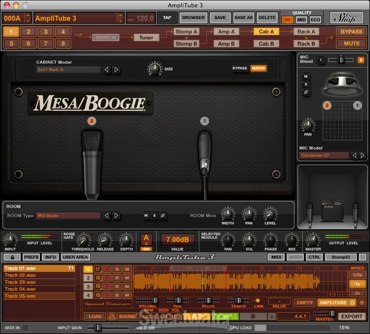 IK Multimedia AmpliTube Mesa/Boogie Software Suite ...