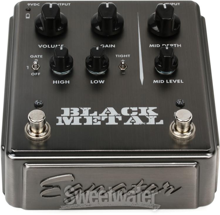 Egnater Black Metal Distortion Pedal with Mid Boost