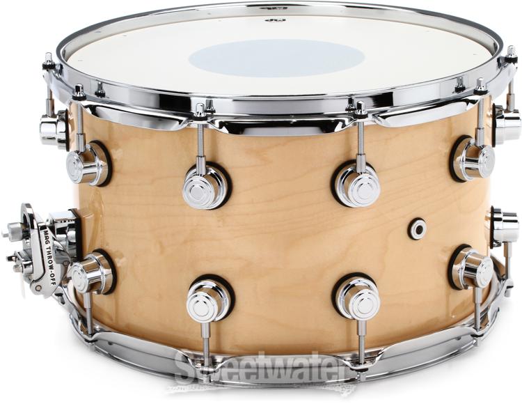 DW Performance Series Snare Drum 8"x14" Natural Lacquer
