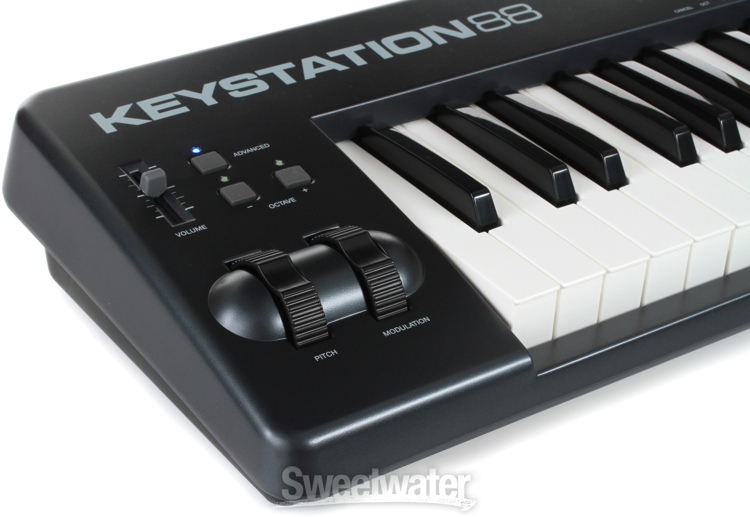 M-Audio Keystation 88 88-key MIDI Controller | Sweetwater.com