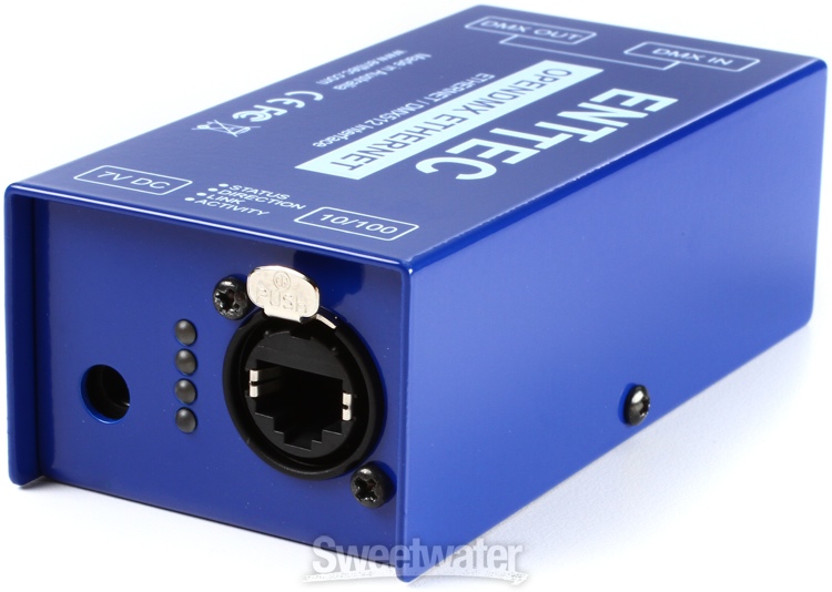 ENTTEC Open DMX Ethernet - DMX Ethernet Gateway | Sweetwater.com