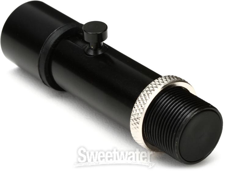 OnStage Stands QK2B QuikRelease Mic Adapter Black, Single