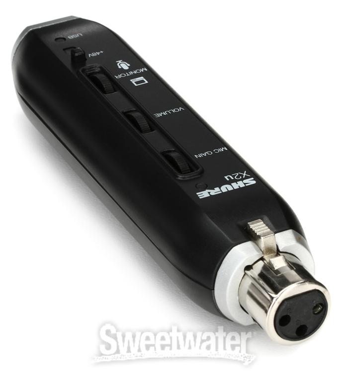 Shure SM58X2u Vocal Microphone with XLRUSB Adapter