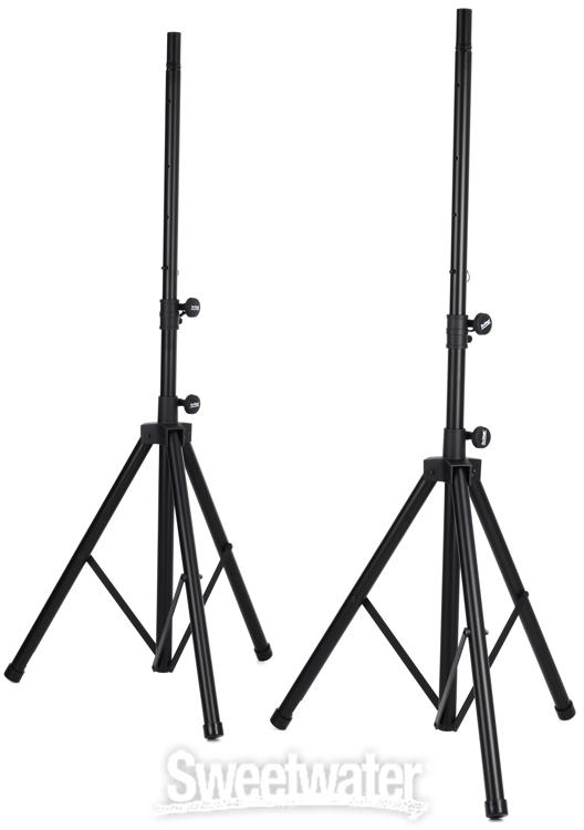 OnStage Stands AllAluminum Speaker Stand Pack w/Bag