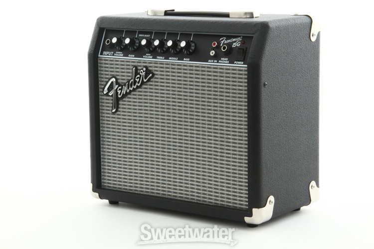 Squier Affinity Strat Pack HSS with Frontman 15G Amplifier Brown