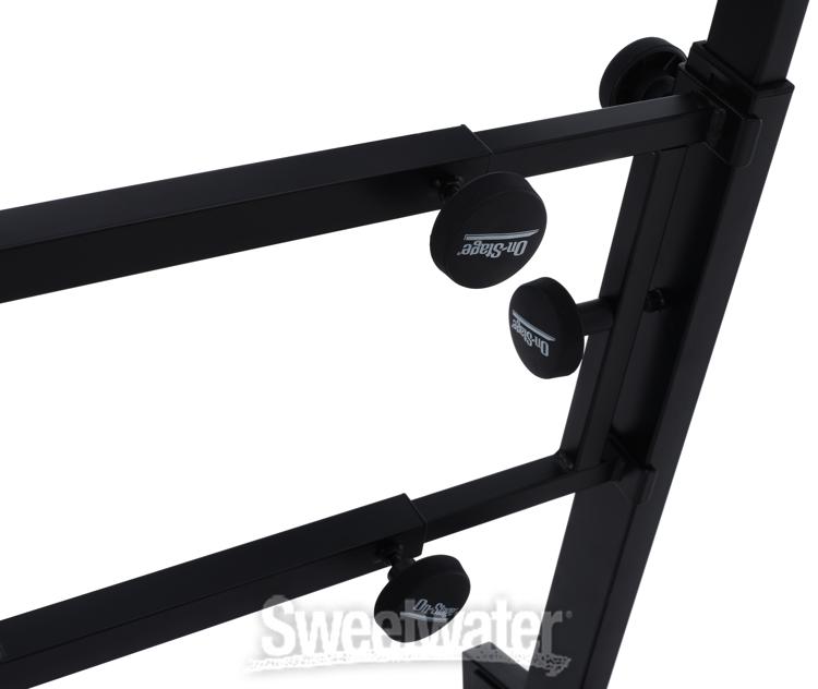 OnStage Stands KS7365EJ Pro HeavyDuty FoldingZ Stand with 2nd Tier