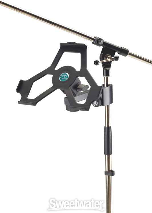 K&M KM19720 iPad 2 Holder Mic Stand Clamp Mount