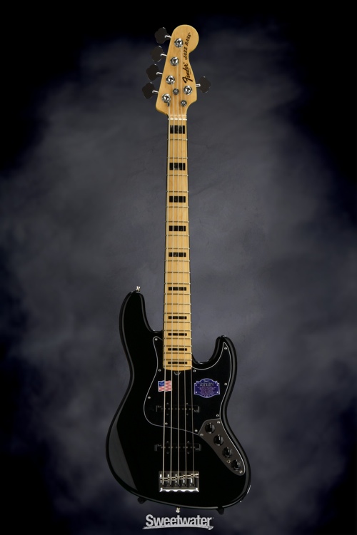 Fender American Deluxe Jazz Bass V Black