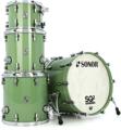 Click to learn more about the Sonor SQ2 Beech 4-piece Shell Pack - Reseda Green