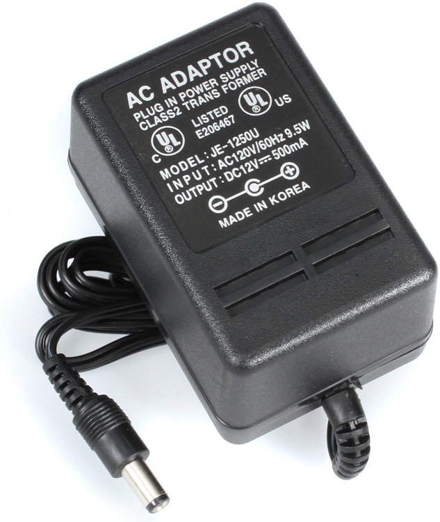 Kurzweil JE1250U 12V/500mA Power Adapter