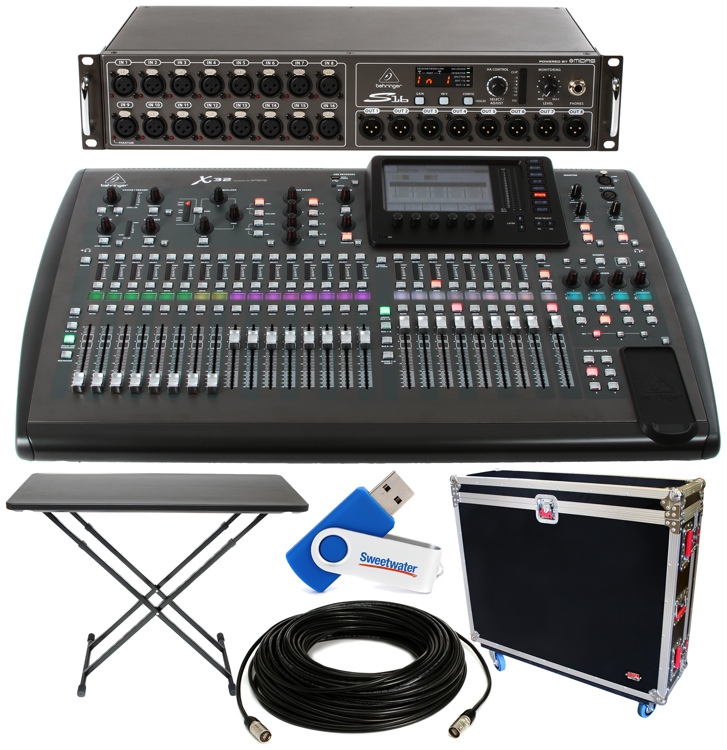 Behringer X32 32channel Digital Mixer Package w/Tour Hard Case and