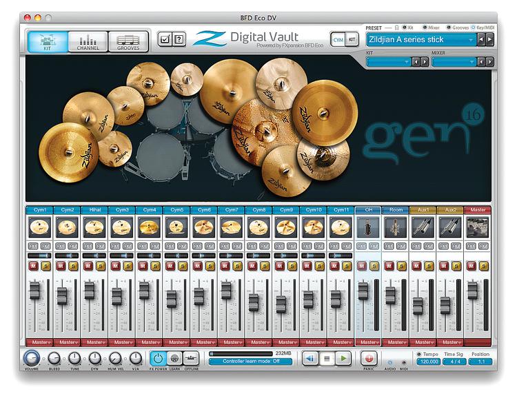 Gen16 Digital Vault Z-Pack: A Series Cymbals With Bfd Eco.