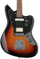 Click to learn more about the Fender Player Jaguar - 3-Tone Sunburst with Pau Ferro Fingerboard